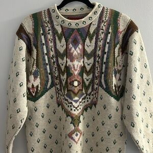 ✨host pick✨Geiger Virgin Wool Printed Sweater